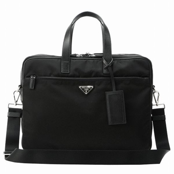 PRADA プラダ バッグ コピー TESSUTOSAFFIANO ビジネスバッグ V407S 064 002 ストラップ付き【2013年春夏新作】